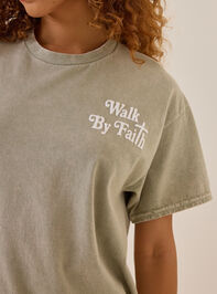 Walk By Faith Oversized Tee Detail 3 - AS Kids