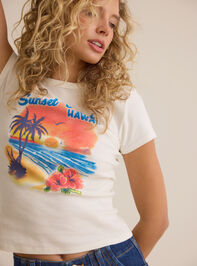 Sunset Beach Hawaii Baby Tee - ALTAR'D STATE KIDS