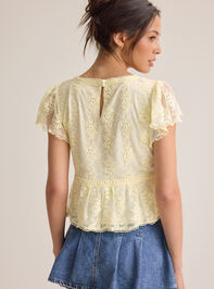 Libby Embroidered Babydoll Top Detail 5 - AS Kids