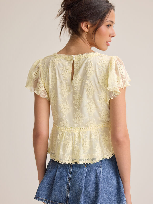 Libby Embroidered Babydoll Top Detail 5 - AS Kids