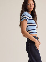 Tate Stripe Sweater Top Detail 3 - AS Kids