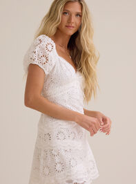 Jordyn Eyelet Mini Dress Detail 3 - ALTAR'D STATE KIDS