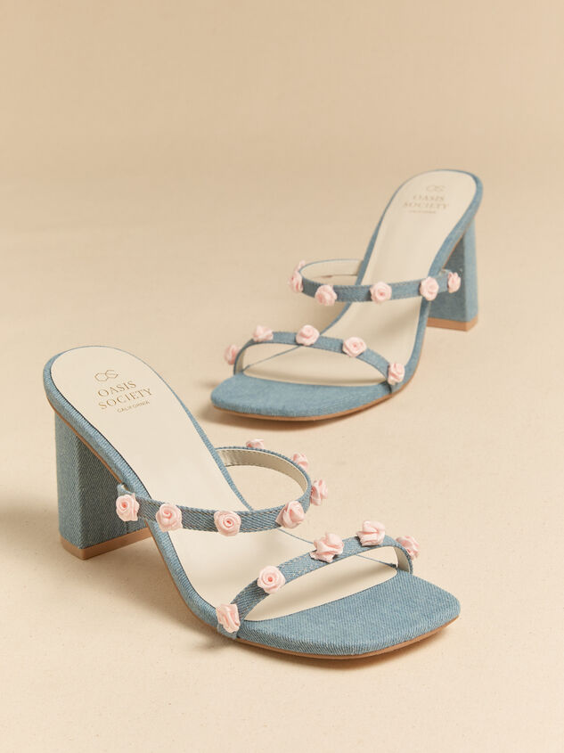 Rosette Two Strap Heels Detail 3 - ALTAR'D STATE KIDS