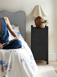 Mariposa Narrow Wood Nightstand Detail 2 - AS Kids