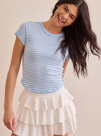 Balanced Stripe Baby Tee Detail 4 - ALTAR'D STATE KIDS