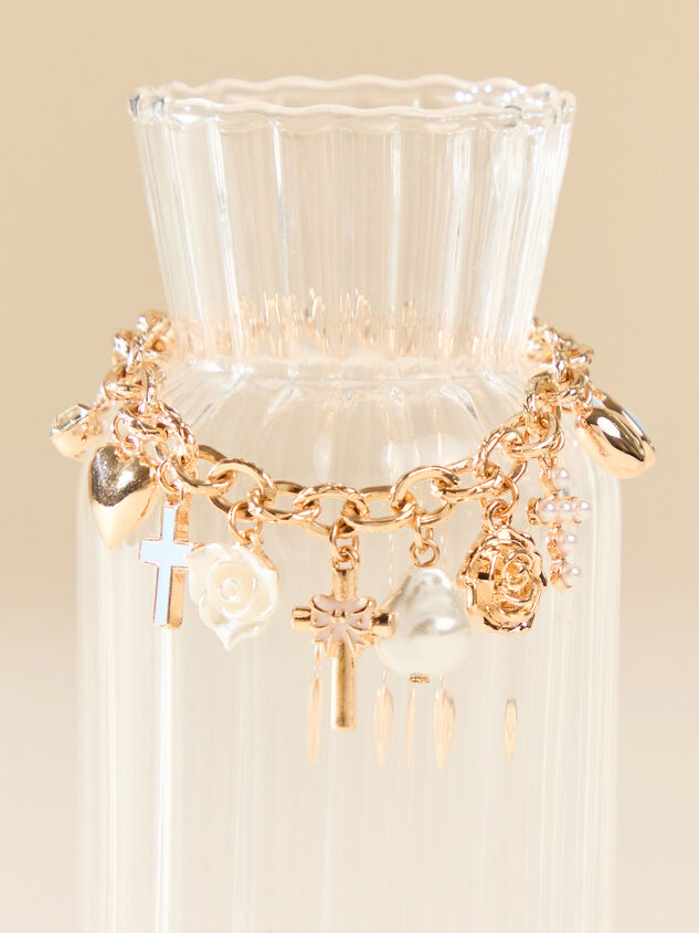 Emily Blue Charm Bracelet Detail 4 - ALTAR'D STATE KIDS