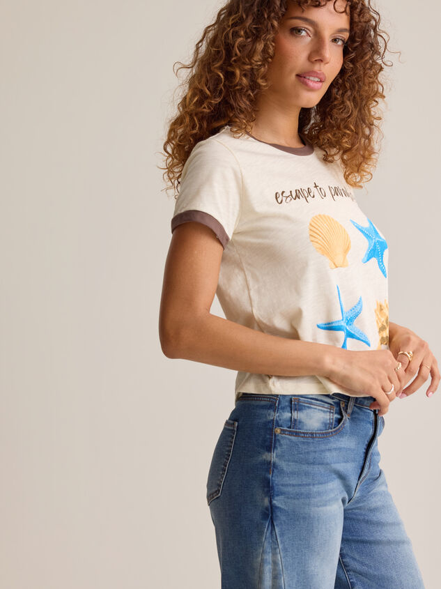 Escape to Paradise Graphic Tee Detail 4 - AS Kids