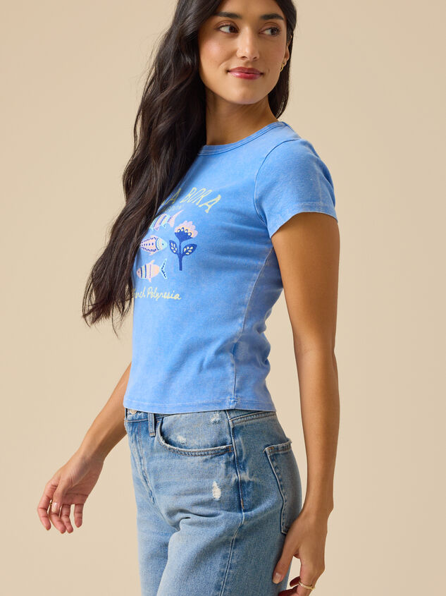 Bora Bora Baby Tee Detail 4 - ALTAR'D STATE KIDS