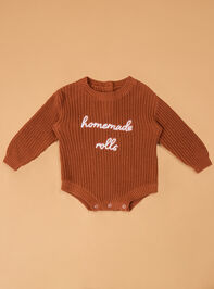 Homemade Rolls Knit Bodysuit Detail 2 - AS Kids