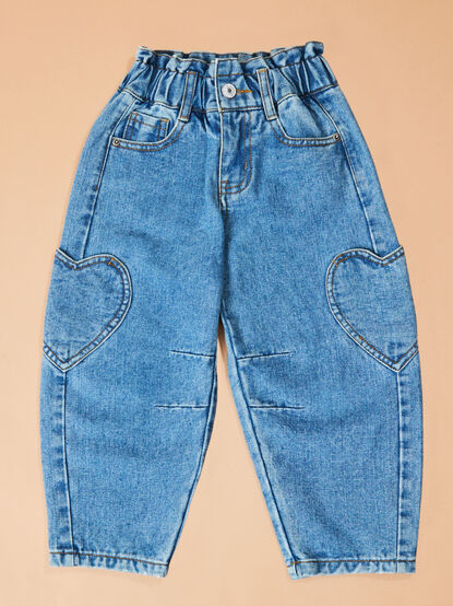 Holly Heart Barrel Jean - ALTAR'D STATE KIDS
