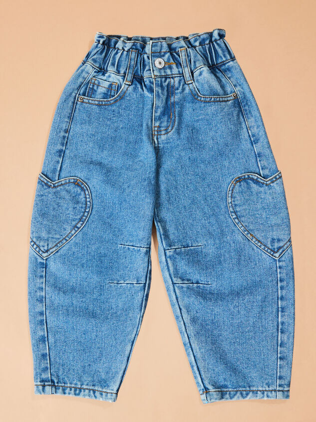 Holly Heart Barrel Jean Detail 2 - ALTAR'D STATE KIDS