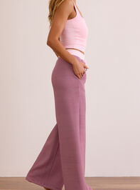 Supersoft Striped Wide Leg Pant Detail 4 - AS Kids