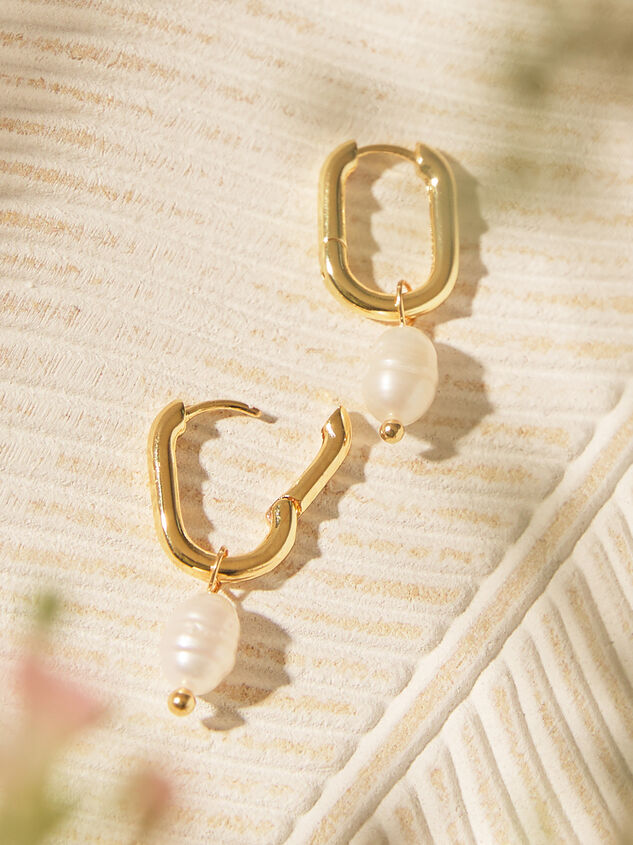 Rectangle Pearl Hoop - ALTAR'D STATE KIDS