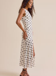 Regan Polka Dot Maxi Dress Detail 3 - ALTAR'D STATE KIDS