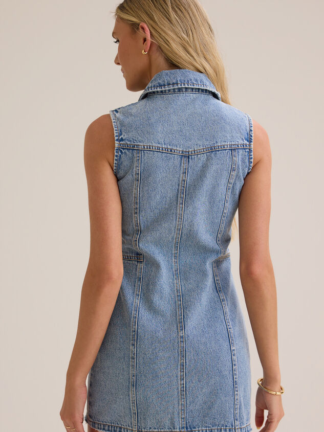 Romy Denim Dress Detail 6 - ALTAR'D STATE KIDS