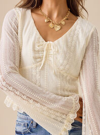 Boston Bell Sleeve Lace Top Detail 2 - ALTAR'D STATE KIDS