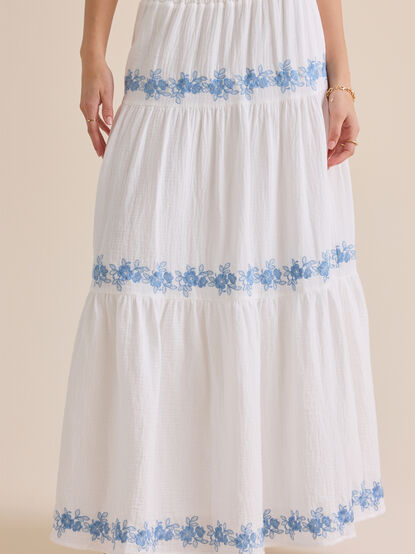 Addy Embroidered Maxi Skirt - ALTAR'D STATE KIDS