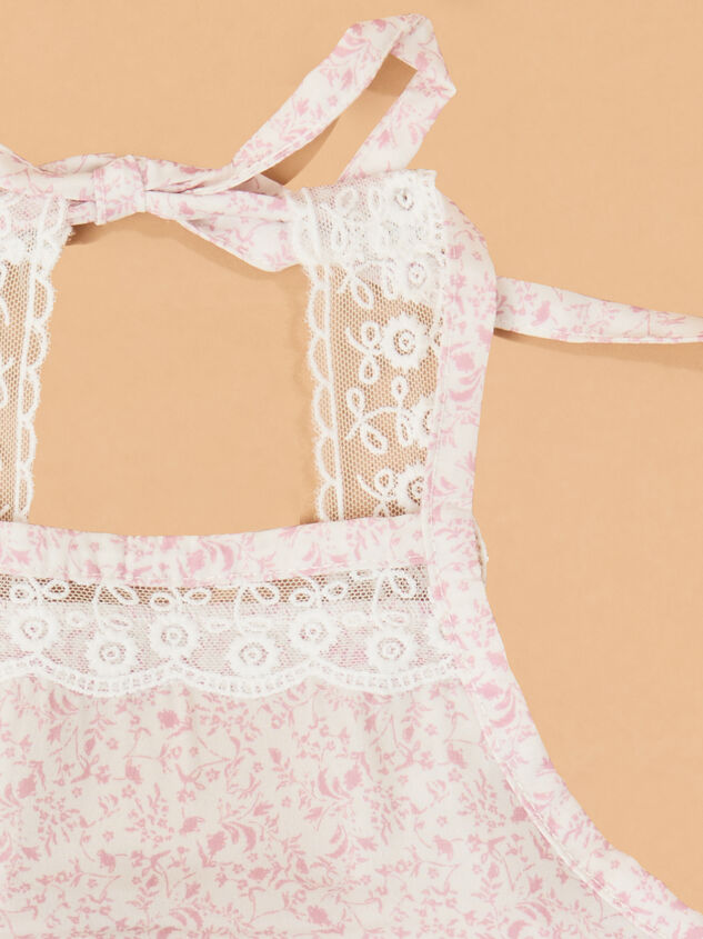 Ivy Floral Lace Romper Detail 2 - ALTAR'D STATE KIDS