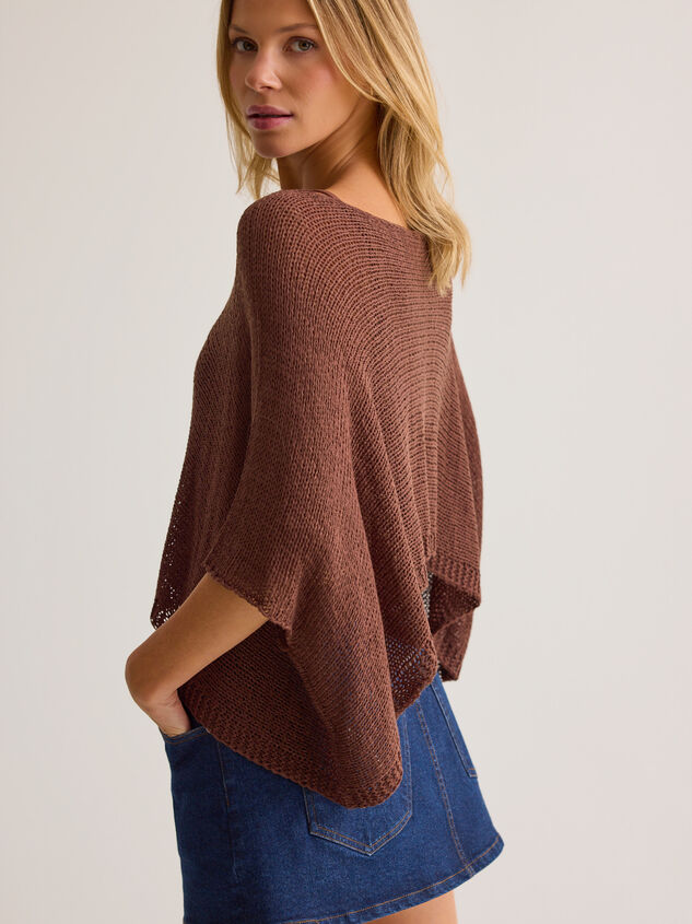 Christy Knit Poncho Detail 5 - AS Kids