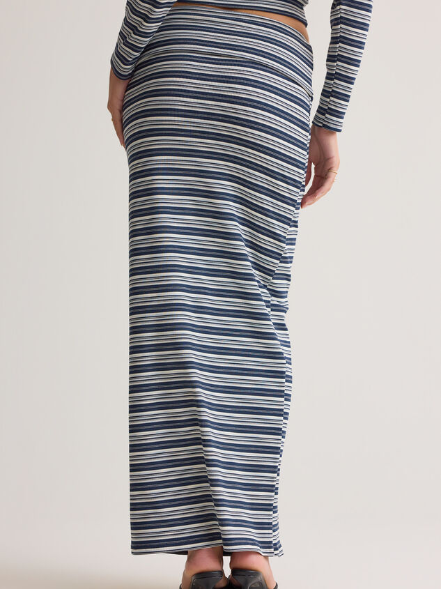 Lisa Striped Maxi Skirt Detail 5 - AS Kids