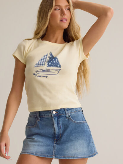 Alena Denim Mini Skort - AS Kids