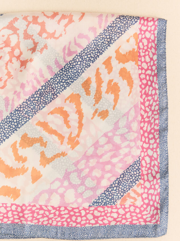 Colorful Animal Print Scarf Detail 3 - AS Kids