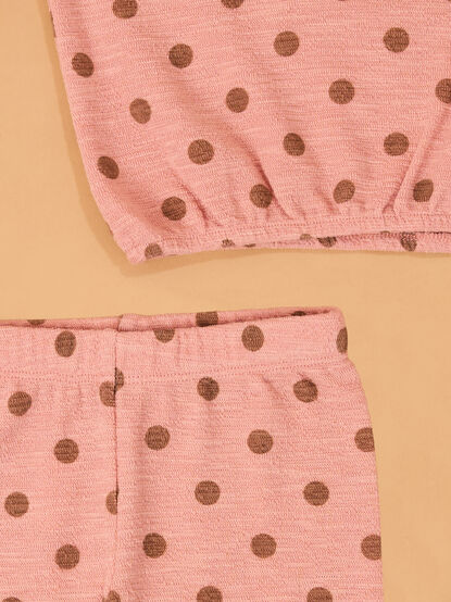 Louise Long Sleeve and Pant Dot Set - AS Kids