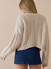 Kaia Cropped Sweater Detail 5 - AS Kids