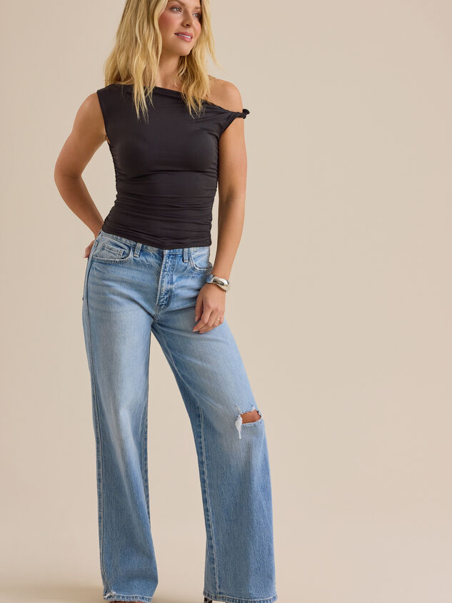 Annie Asymmetrical Twist Neck Top - ALTAR'D STATE KIDS