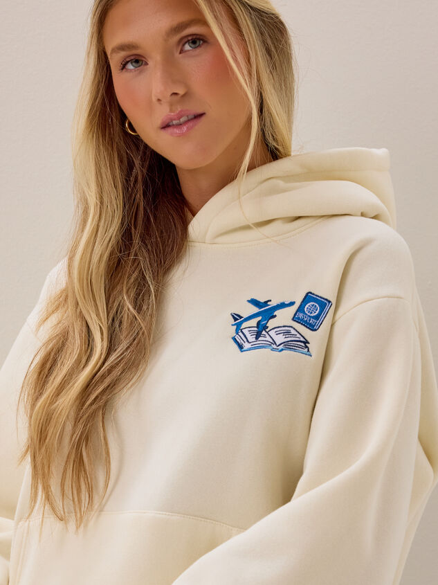 Travel Book Club Hoodie Detail 3 - AS Kids