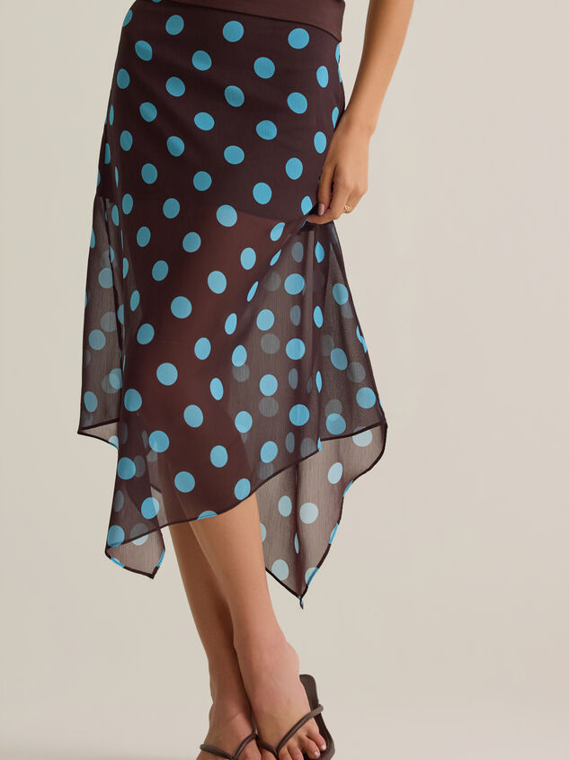Tommy Polka Dot Chiffon Skirt Detail 3 - AS Kids