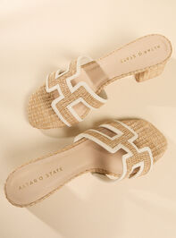 Eileen Raffia Heel Detail 2 - ALTAR'D STATE KIDS