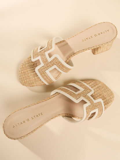 Eileen Raffia Heel - ALTAR'D STATE KIDS