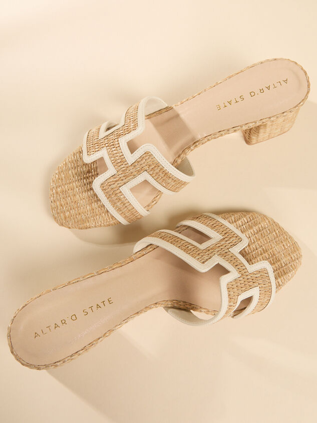 Eileen Raffia Heel Detail 2 - ALTAR'D STATE KIDS