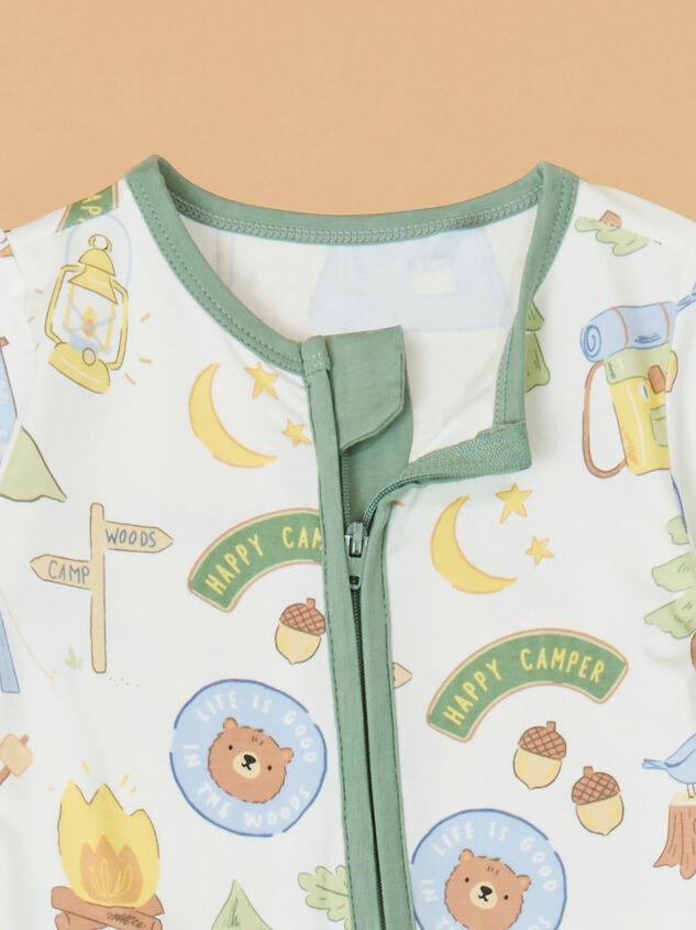 Camping Long Sleeve Romper Detail 3 - AS Kids
