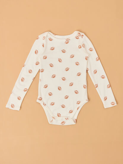 Mini Football Long Sleeve Bodysuit - AS Kids