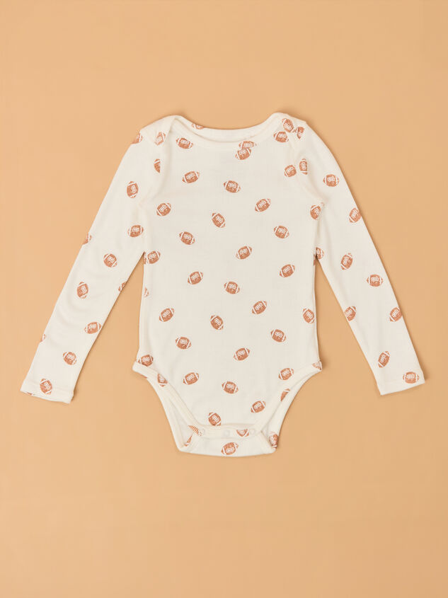 Mini Football Long Sleeve Bodysuit - AS Kids