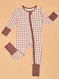 Ellan Gingham Romper Detail 2 - AS Kids