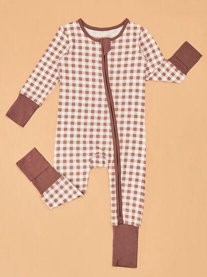 Ellan Gingham Romper - AS Kids
