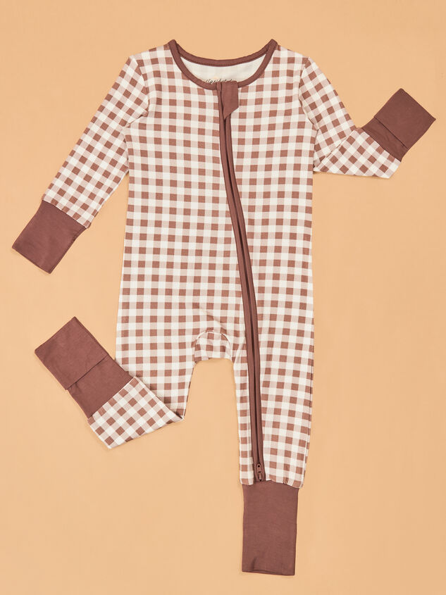 Ellan Gingham Romper Detail 2 - AS Kids