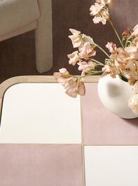 Audrey Wood Coffee Table Pink Detail 2 - AS Kids