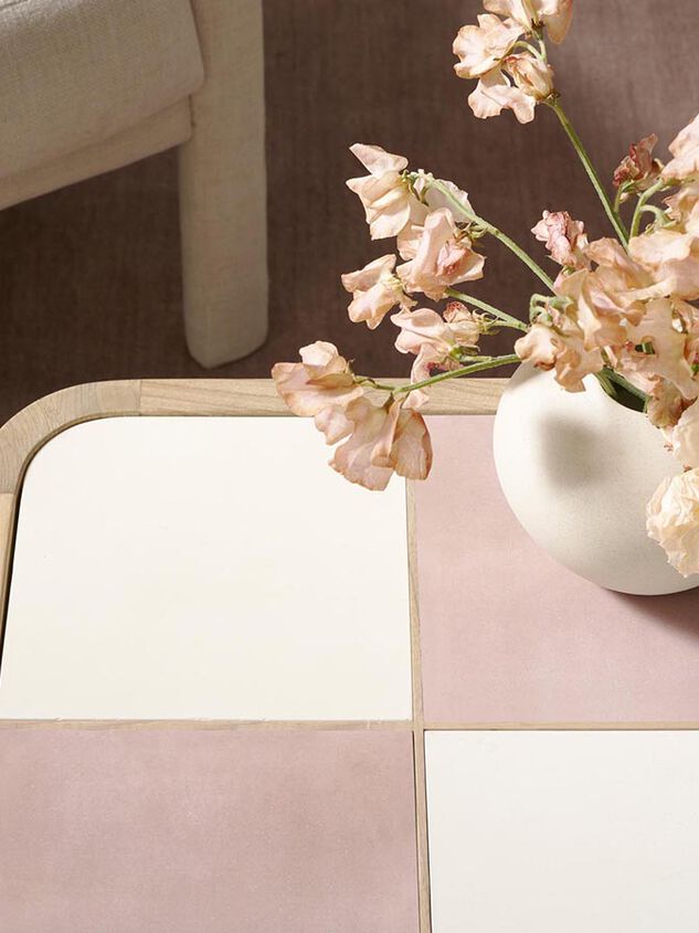 Audrey Wood Coffee Table Pink Detail 2 - AS Kids