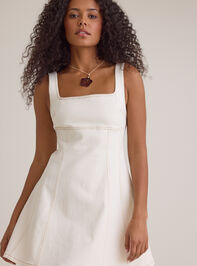 Kalie Denim Mini Dress Detail 2 - ALTAR'D STATE KIDS