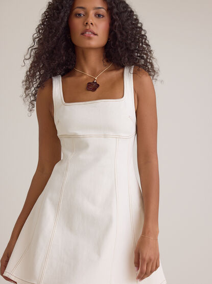 Kalie Denim Mini Dress - ALTAR'D STATE KIDS