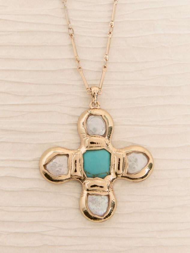 Seaside Grace Cross Necklace Detail 3 - AS Kids