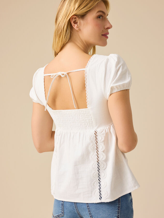 Avery Linen Top Detail 3 - ALTAR'D STATE KIDS