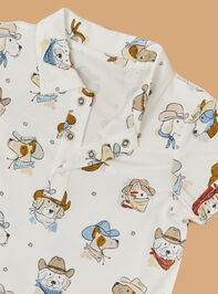 Cow-dog Shortie Detail 2 - ALTAR'D STATE KIDS