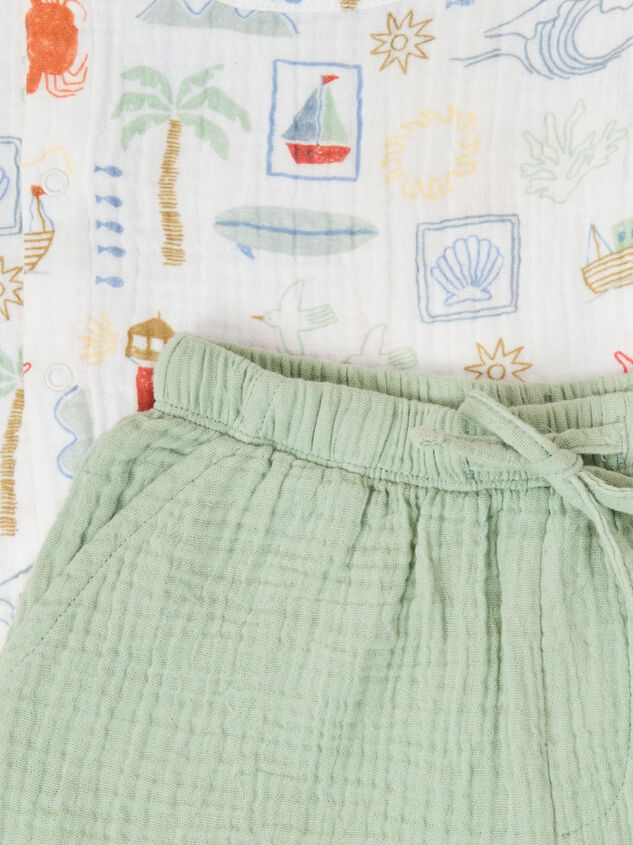 Club Mediterranean Short Sleeve Set Detail 2 - ALTAR'D STATE KIDS