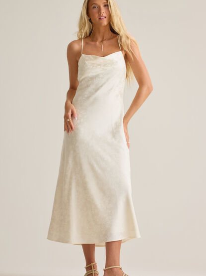 Olandria Satin Midi Dress - AS Kids