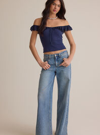 Josie Flutter Sleeve Tank Detail 3 - AS Kids